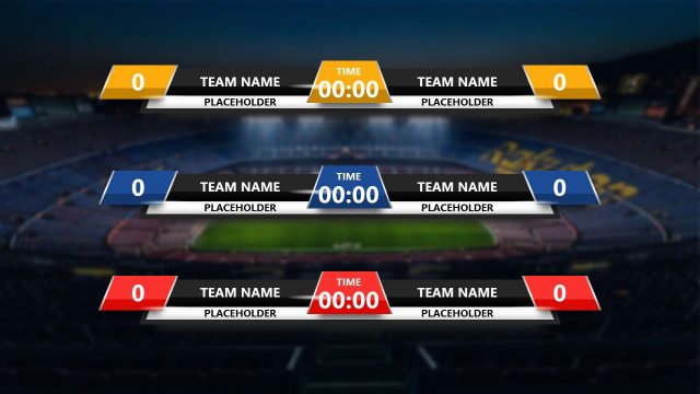 Scorecard PowerPoint Template for Games