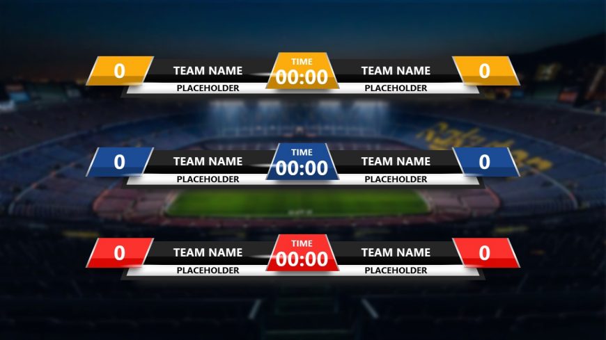 Stadium Template with Scorecard Timers