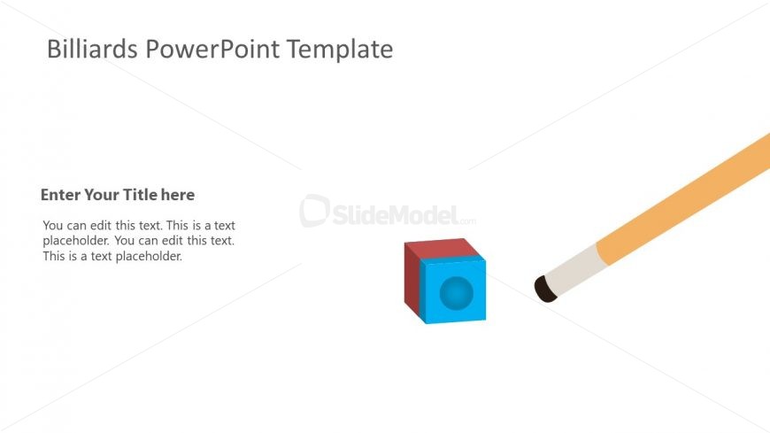 PowerPoint Illustration Template for Billiards 