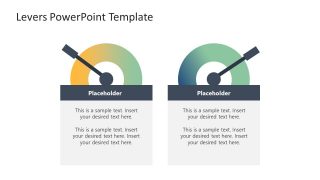Comparison 2 Levers PowerPoint Slide