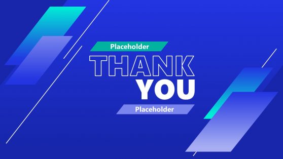 Modern Thank You Slide Template for PowerPoint
