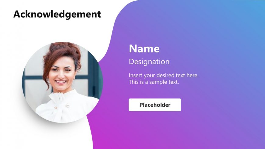 Acknowledgment Slides Employee Two Template