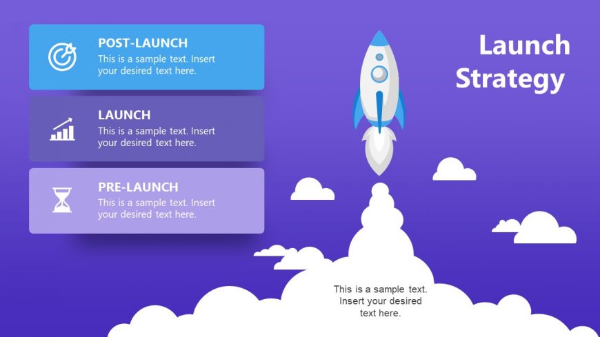 Infographic PowerPoint Pre Launch Launch Post Launch