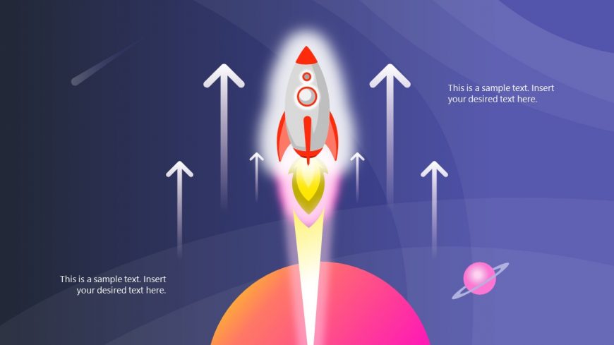 Startup Space Rocket Concept PowerPoint