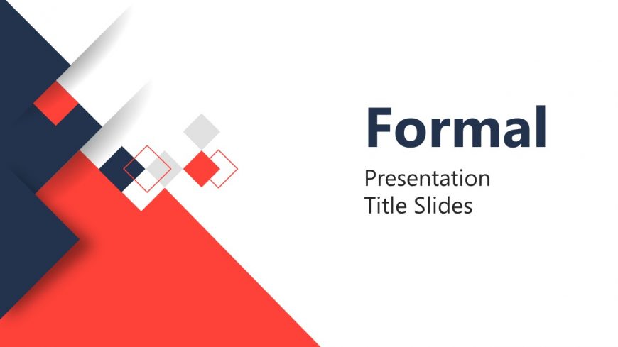 Cover Slide Formal Templates Background Bottom Left