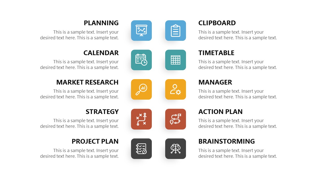Work Plan Template for PowerPoint