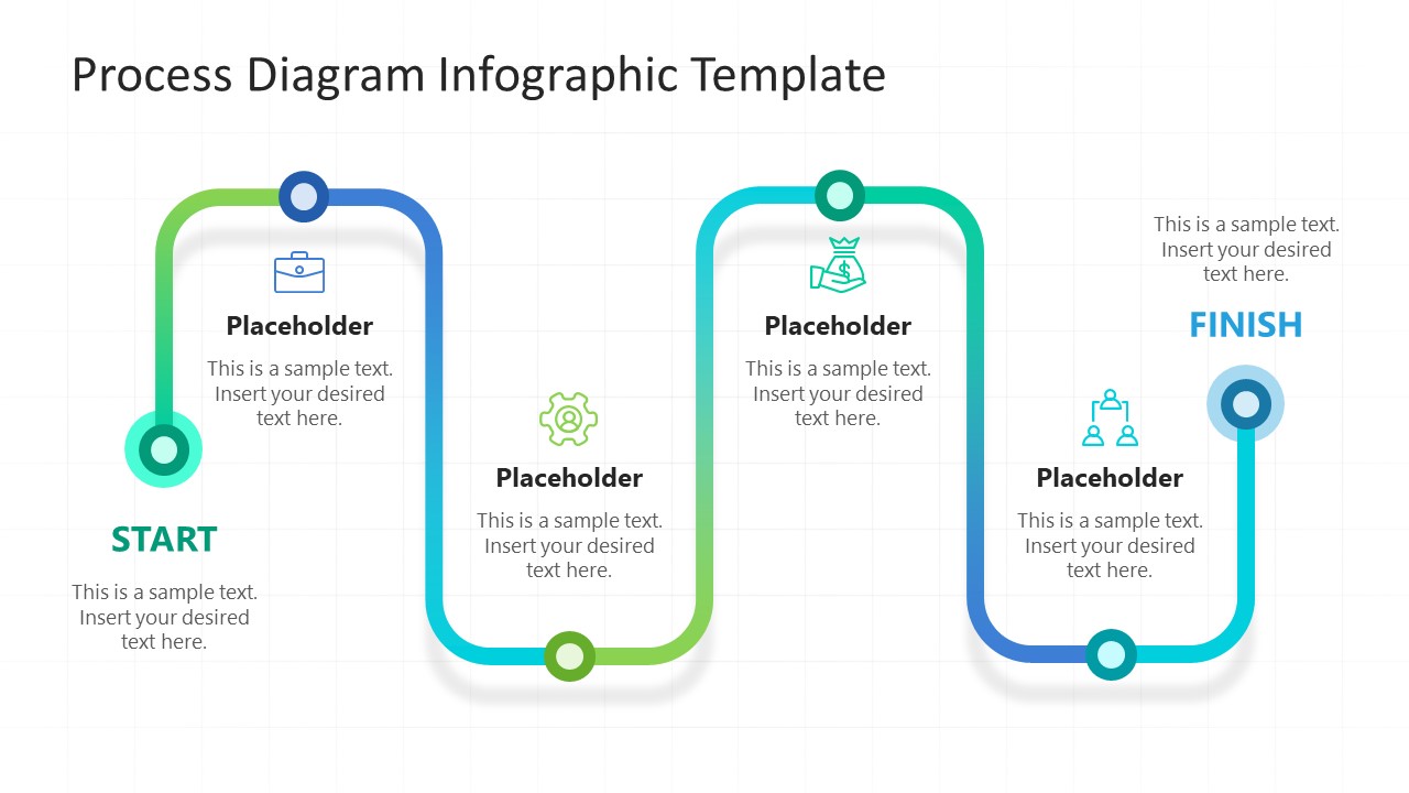 PPT for Process Diagram Infographic Template