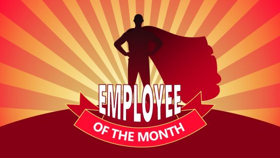 Employee of the Month PowerPoint Template - SlideModel