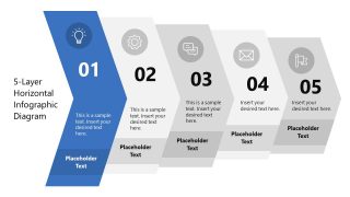 5-Layer Horizontal Diagram PPT Template