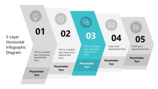 Horizontal Infographic Diagram Template