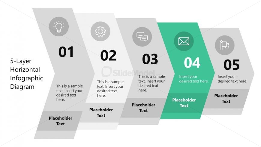 Infographic 5-Step Diagram PowerPoint Template