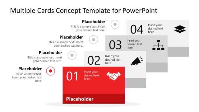 Cards Diagram Highlighting Step One