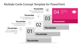 PPT Template Slide for Card Four