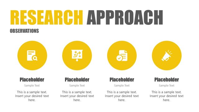 Research Approach Infographic Slide