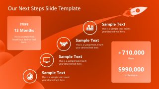 Our Next Steps Timeline PPT Infographic Template