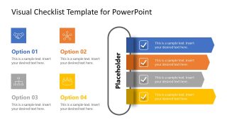 Editable Visual Checklist Slide with Options