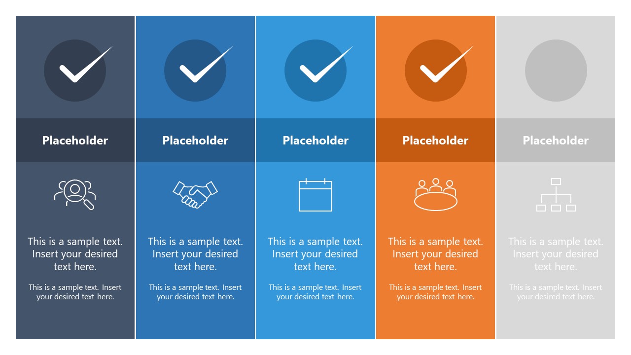 Multi-Step Checklist Editable PPT Diagram