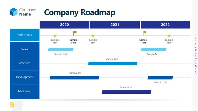 Company Roadmap – Yearly Milestones