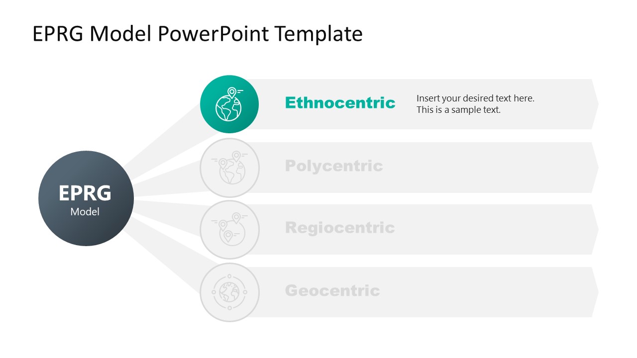 Editable Multicolor Diagram or EPRG Model - PPT Template