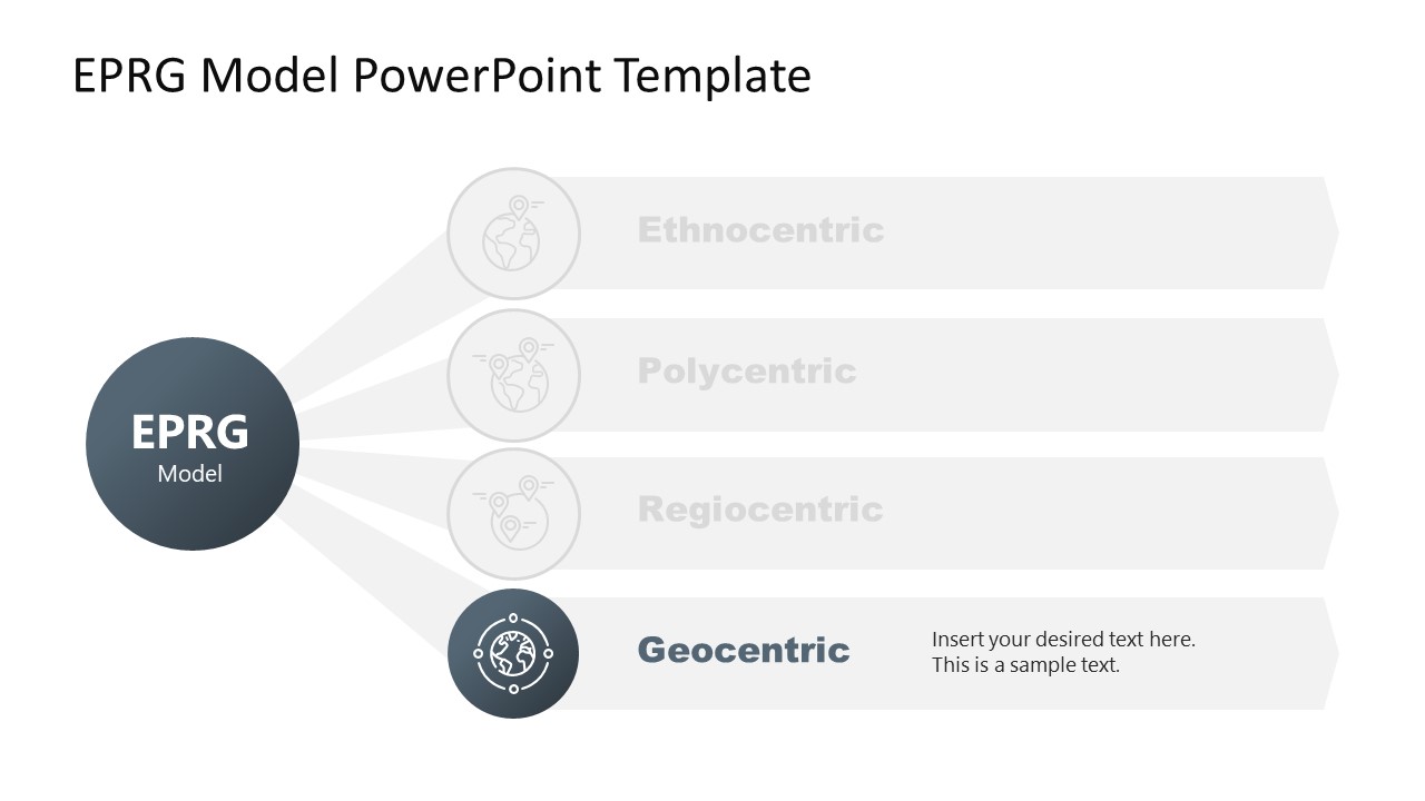 Editable PPT Template Slide with Circular Representation