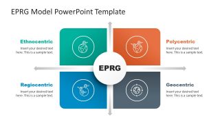 Square Infographic Slide with Graphical Icons