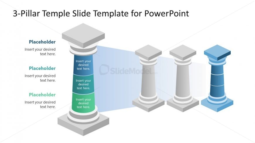 3 Pillars Diagram for Presentations