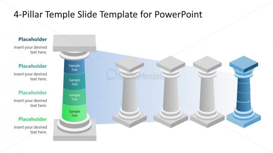 Pillars Design Template for PPT Presentations