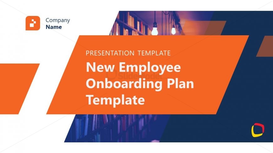 PPT Cover Slide Template for Onboarding Presentation