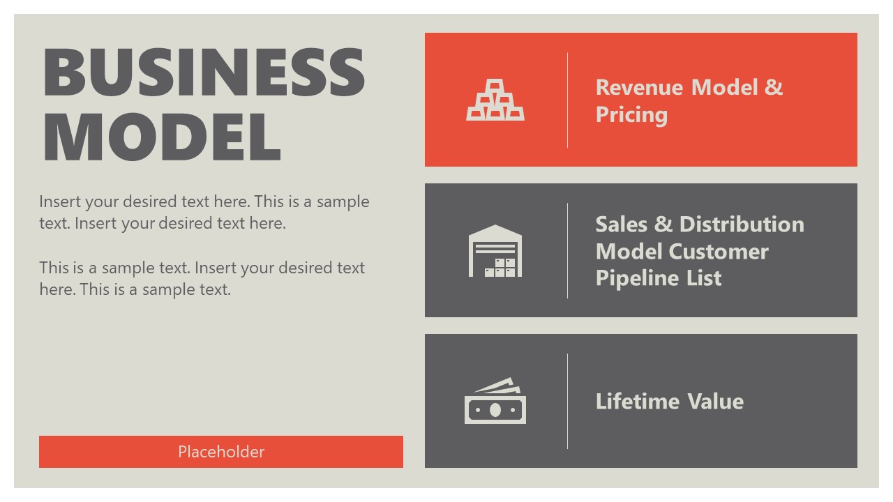 Sequoia Capital Template - Business Model Slide