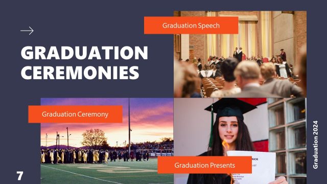 Graduation Ceremony Scenes Slide