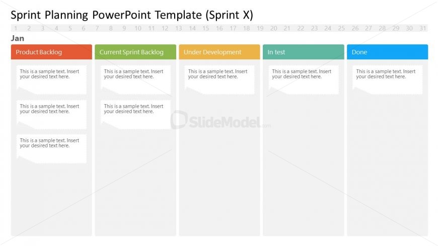 Sprint Planning Dashboard for PowerPoint