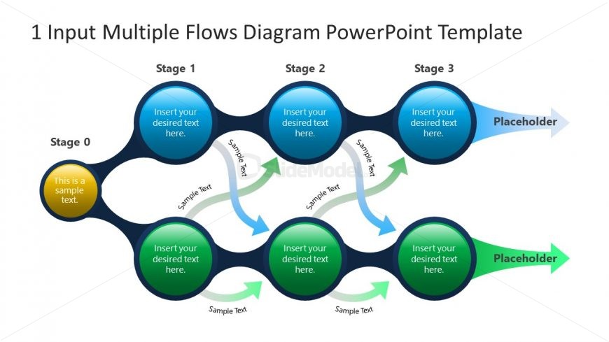 Infographic PowerPoint Flow Diagram