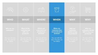 6W Customer Analysis Approach Presentation Template