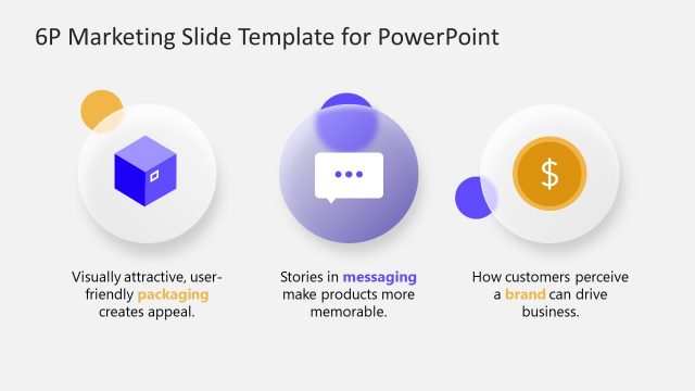 Infographic Slide of Marketing 6Ps PowerPoint Template
