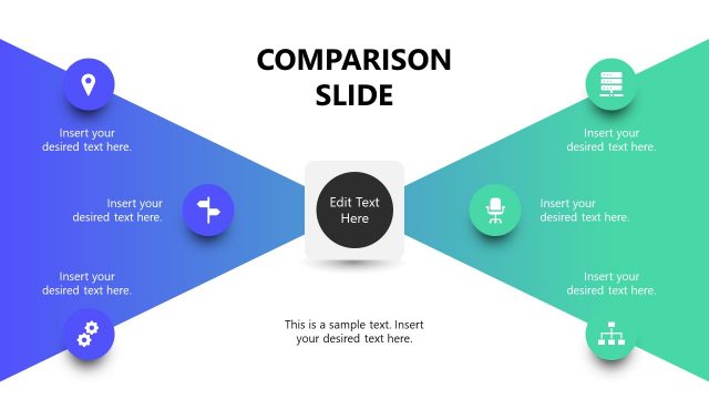 Comparison Slide with Infographic Icons
