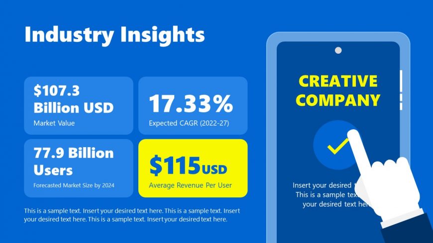 PowerPoint Industry Insights Presentation Slide