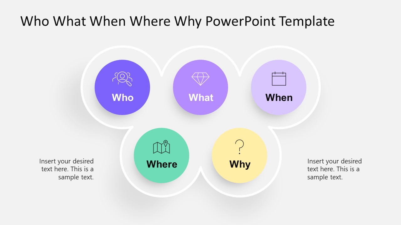 Who What When Where Why PowerPoint Template