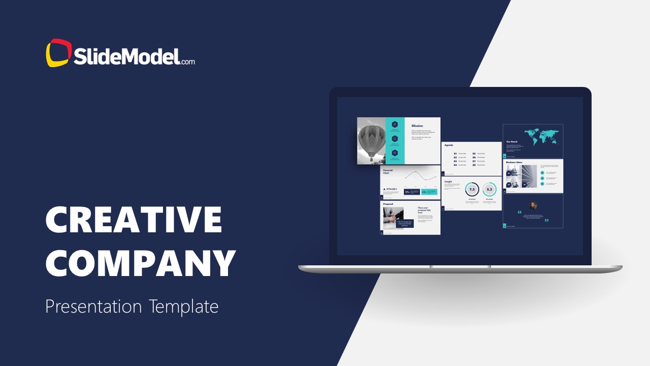 Title Slide for Creative Company PPT Template