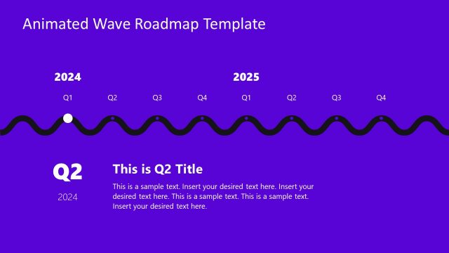 Wave Diagram for PowerPoint – Animated Template