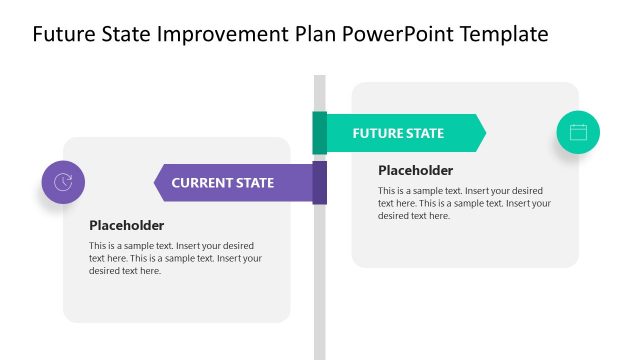 PPT Infographic Slide Template for Current Vs Future State