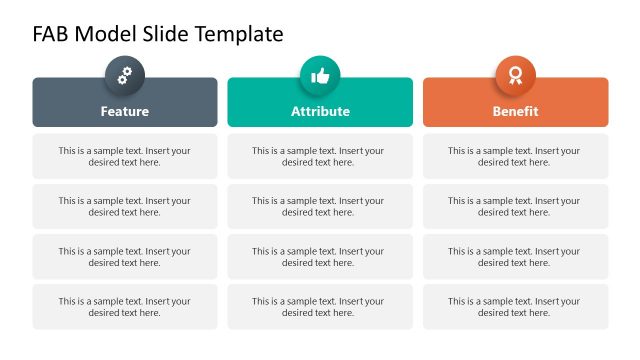 Column Slide Design – FAB Model Template