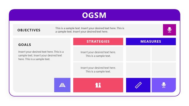 Slide Design for OGSM Model with Multiple Segments