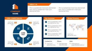 PPT Slide Template for Company Capability