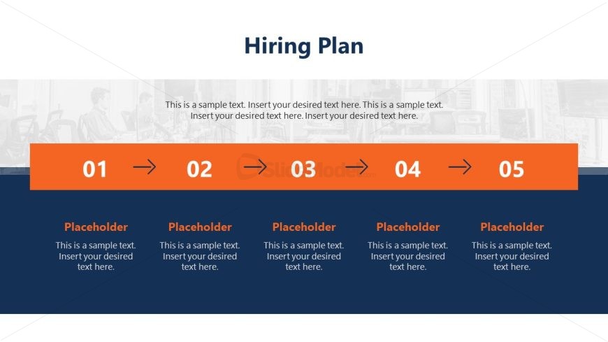 Editable Hiring Process Presentation Slide