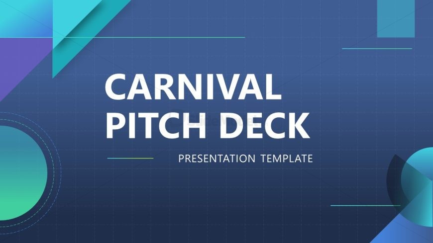Carnival Pitch Deck Title PPT Slide