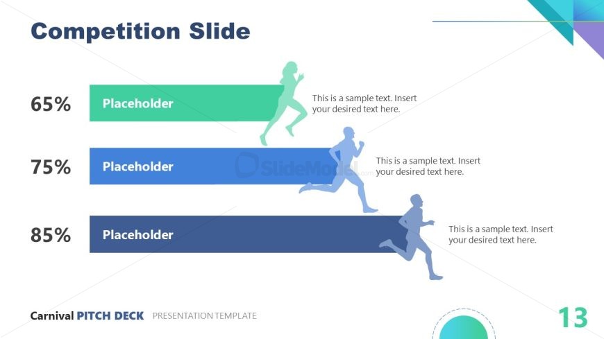 Carnival Pitch Deck Slide Template Layout