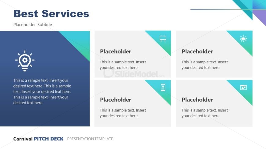 Editable Carnival Pitch Deck Slide