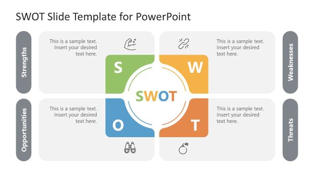 SWOT Slide Template for PowerPoint