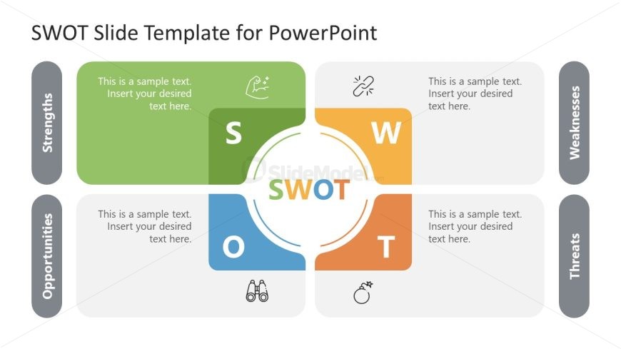 Creative SWOT PowerPoint Template