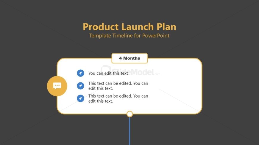 Product Launch Plan Slide PPT Timeline Template